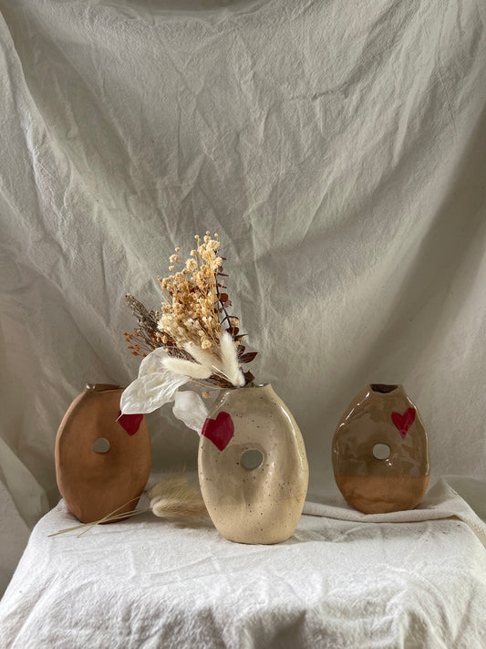 Organica Heart Vases